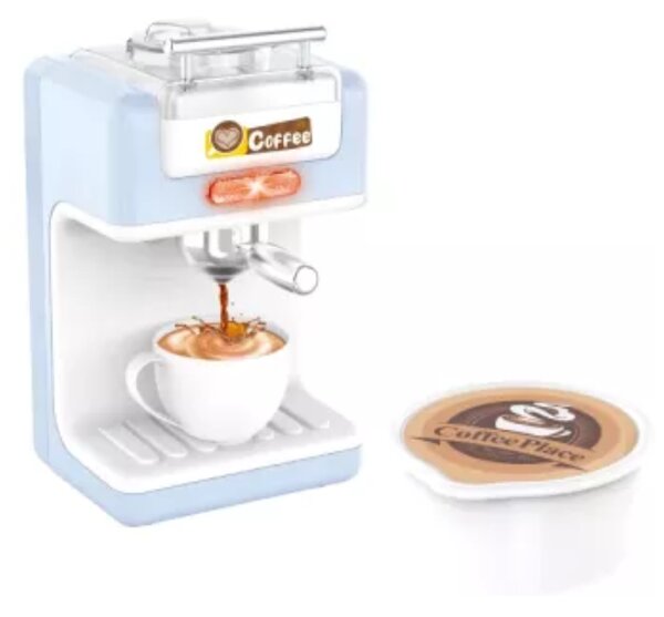 Elektromos Kávéfőző játékszett gyerekeknek - Kék