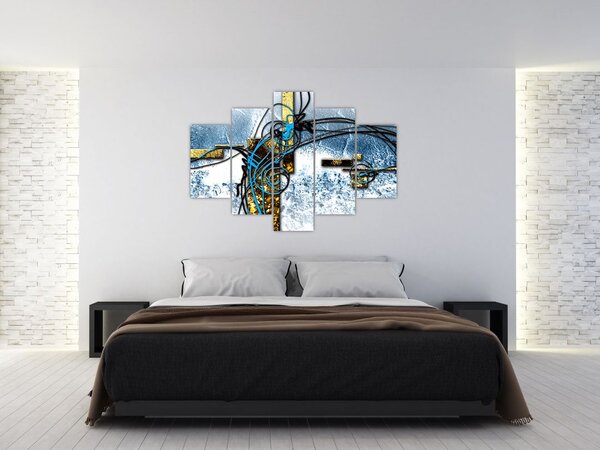 Absztrakt kép (150x105 cm)