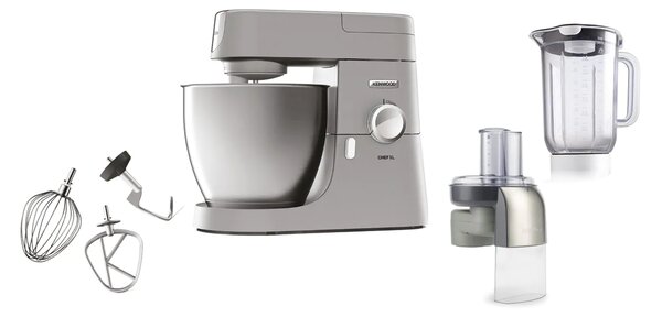 Kenwood Chef XL KVL4140S Konyhai Robotgép 1200W 6.7L Ezüst