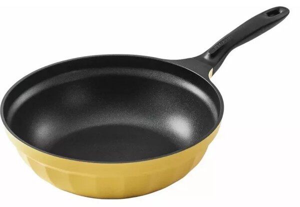 BUYDEEM CP102 Öntött alumínium tapadásmentes serpenyő 30cm Sárga