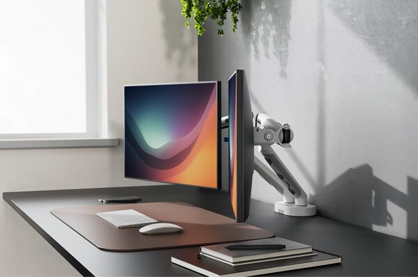 DIGITUS Dual asztali monitor tartó 35" fehér DA-90472