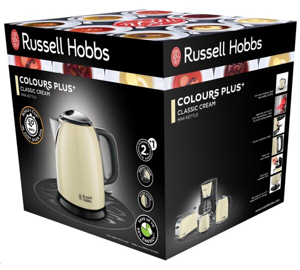 Russell Hobbs 24994-70 Colours+ Mini 1 literes vízforraló krém