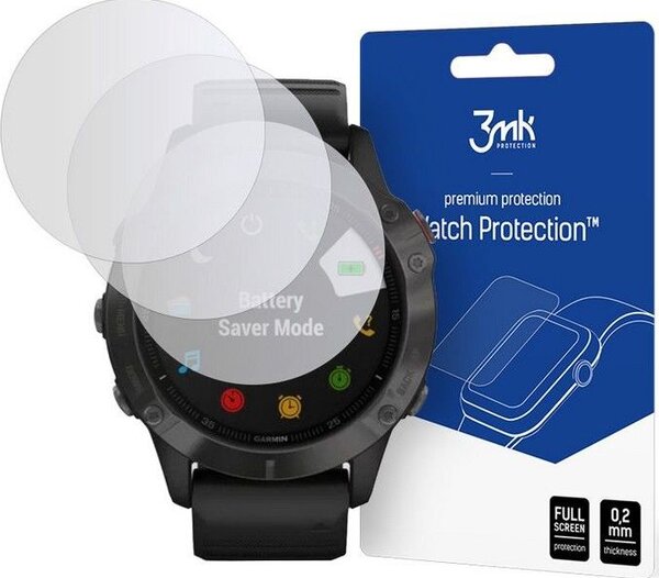 3mk Óra kijelző védőfólia FlexibleGlass hibrid üvegfólia 7H Garmin Fenix 6