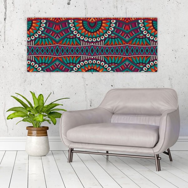 A díszítő absztrakció képe (120x50 cm)