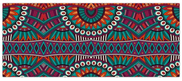A díszítő absztrakció képe (120x50 cm)