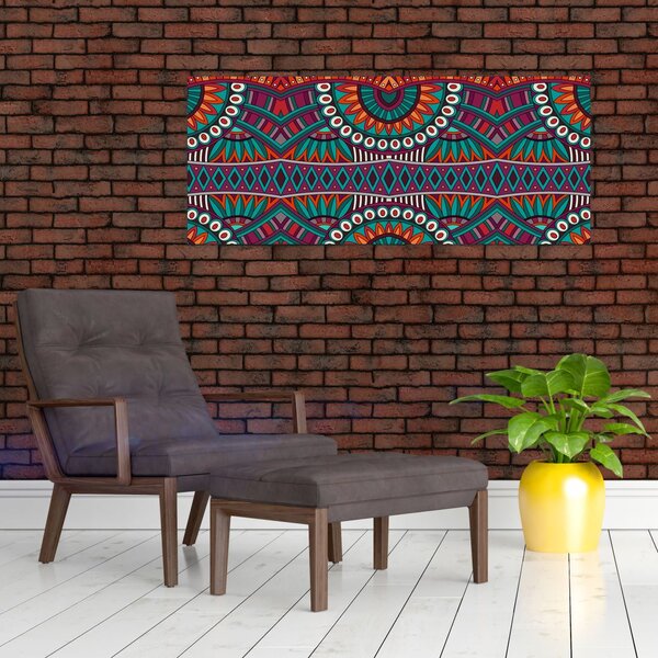A díszítő absztrakció képe (120x50 cm)