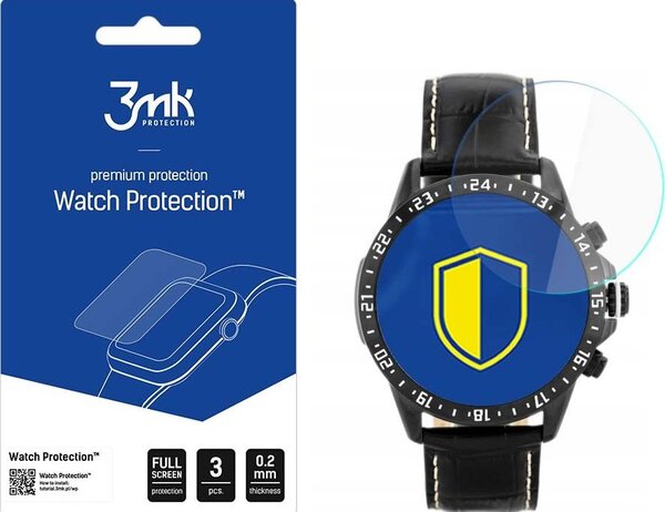 3mk Óra kijelző védőfólia FlexibleGlass hibrid üvegfólia 7H Rubicon RNCF02