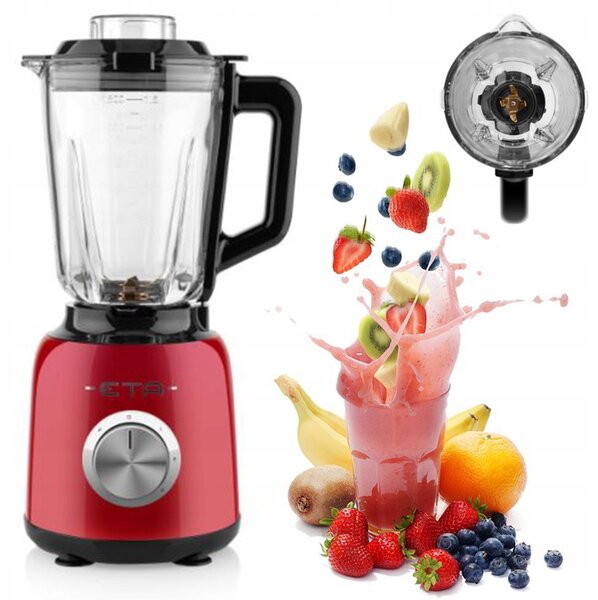 ETA Storio 901190020 Elektromos Asztali Turmixgép 1,5L / 1200 Watt - Piros