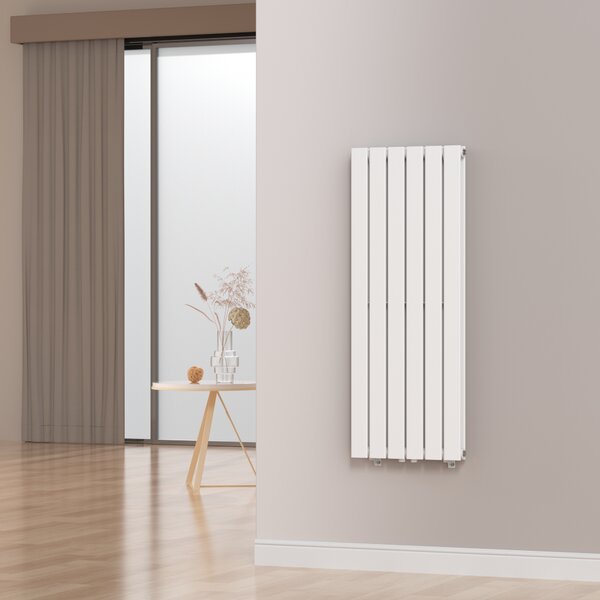 Kétrétegű design radiátor Nore fehér 120x45cm, 1140W