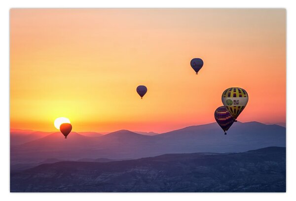 Hőlégballon képe (90x60 cm)