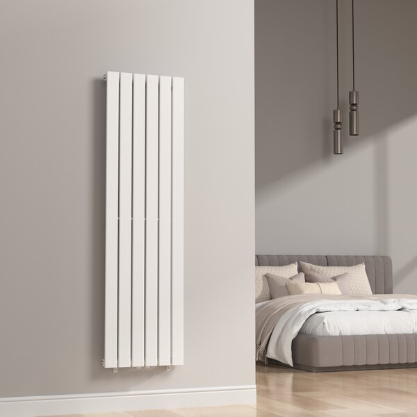 Egyrétegű design radiátor Nore fehér 160x45cm, 790W
