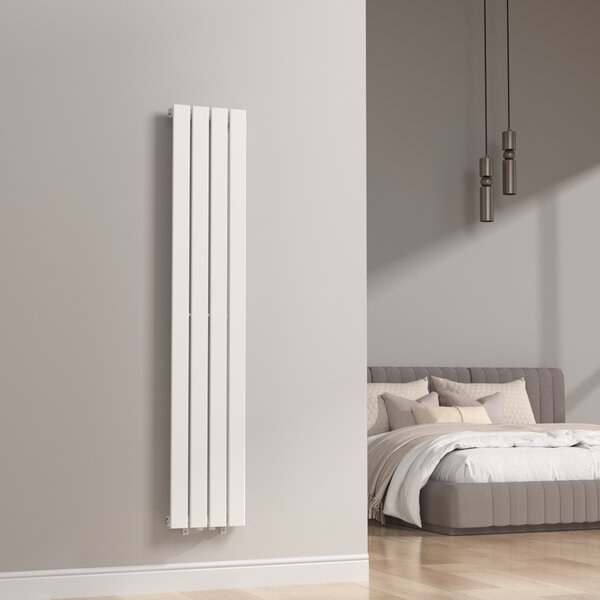 Egyrétegű design radiátor Nore fehér 160x30cm, 540W