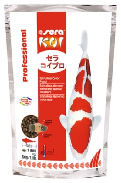 SERA 106660 KOI Professional Spirulina Color Food - Kerti tó haleledel 1000ml (500g)