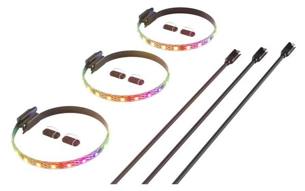 HYTE LS10 qRGB LED szalag 3db (ACC-HYTE-LS10-B-3)