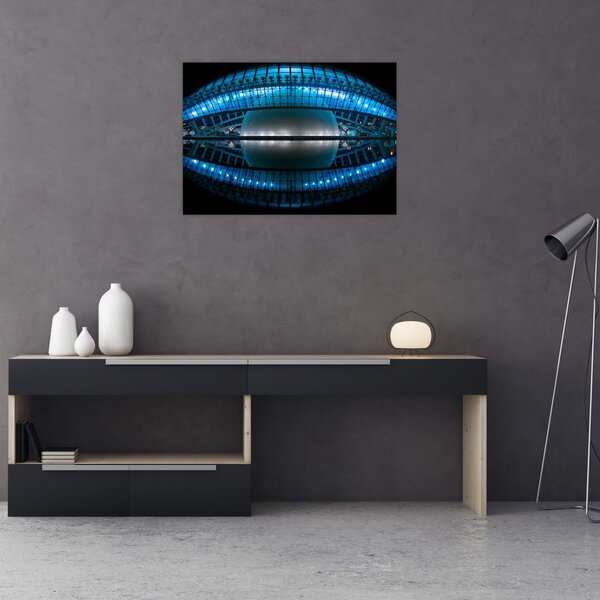 Egy kép a futballstadionról (70x50 cm)
