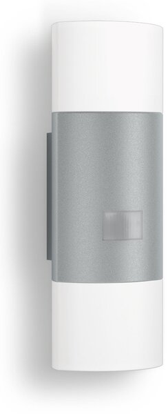 Steinel LED AUSSENLEUCHTE L 910 S SI 576219 LED-es kültéri fali lámpa mozgásérzékelővel LED Nélkül 9.8 W Ezüst