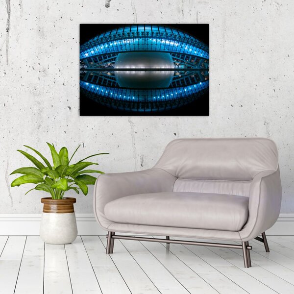 Egy kép a futballstadionról (70x50 cm)