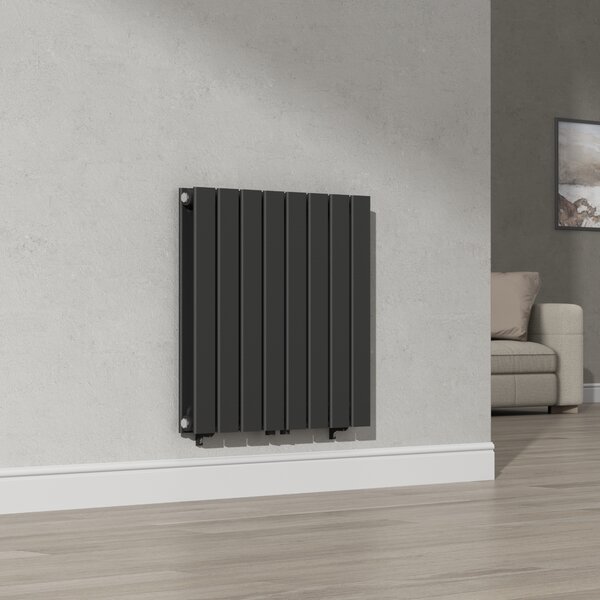 Kétrétegű design radiátor Nore fekete 60x60cm, 809W