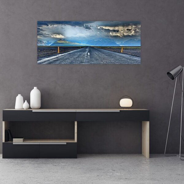 Kép egy viharról az úton (120x50 cm)