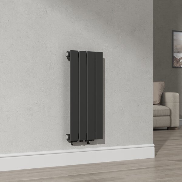 Egyrétegű design radiátor Nore fekete 60x30cm, 249W