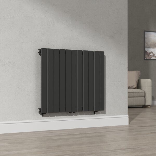 Egyrétegű design radiátor Nore fekete 60x80cm, 616W