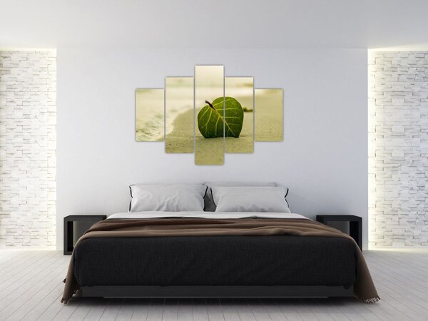 Kép egy levél a homokban (150x105 cm)