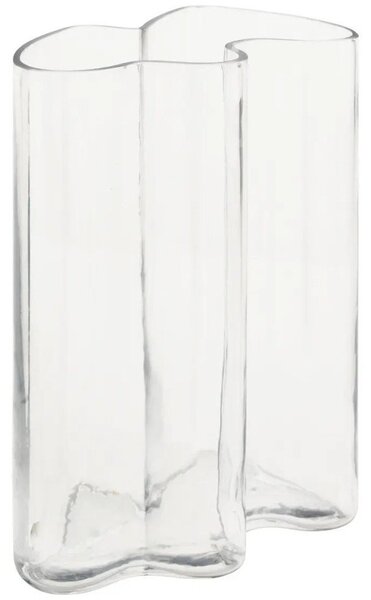 Jarrón Ondulado Transparente "kade" H25cm