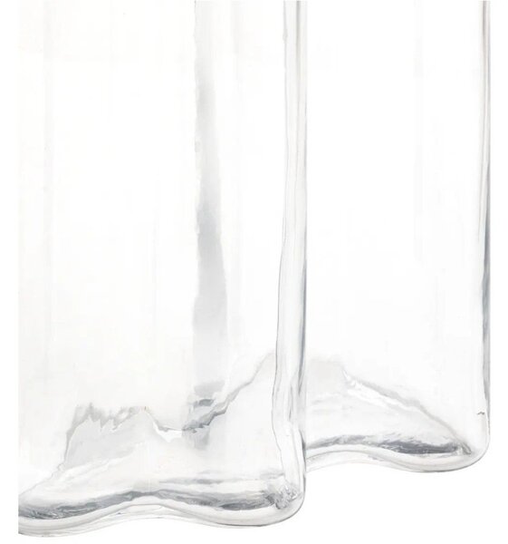 Jarrón Ondulado Transparente "kade" H25cm