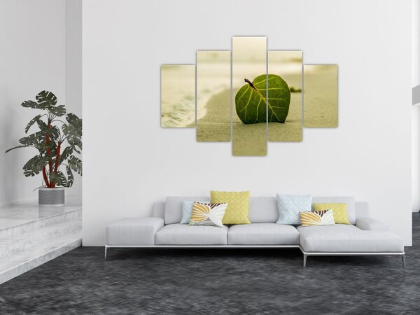 Kép egy levél a homokban (150x105 cm)