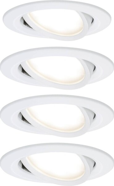 Paulmann Nova Beépíthető lámpa 4 részes készlet LED LED 18 W Fehér (matt) (4064161242187)