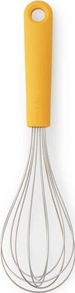 Brabantia Tasty+ Bake & Mix nagy méretű habverő, akasztóval, r.m. acél fej, műanyag nyél, mézsárga - 122606