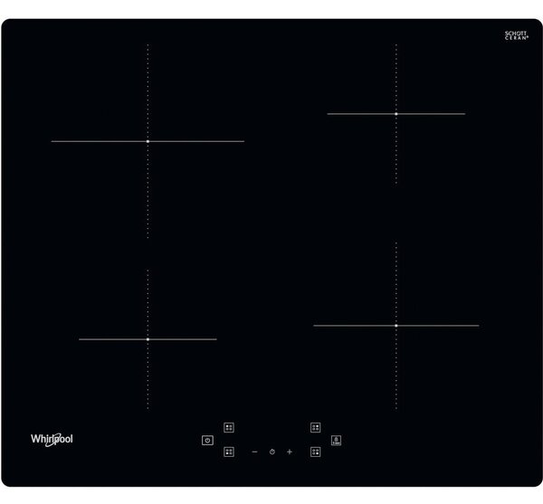 Whirlpool WS Q4860 NE Fekete Beépített 60 cm Zónás indukciós főzőlap 4 zóna