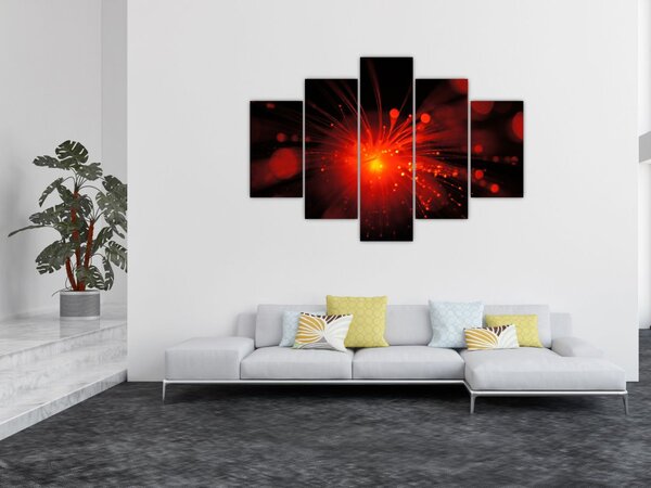 Egy szikrázó absztrakció képe (150x105 cm)