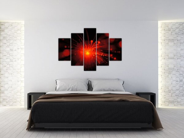 Egy szikrázó absztrakció képe (150x105 cm)