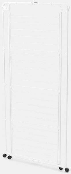 Brabantia HangOn Tower Drying Rack ruhaszárító torony kerekekkel, 30m szárítási hossz, 25kg teherbírás, összecsukható, acél, fehér - 322303