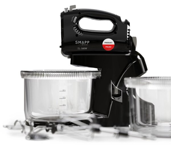 Smapp 451.88 Kézi mixer 580W fekete 2 tállal