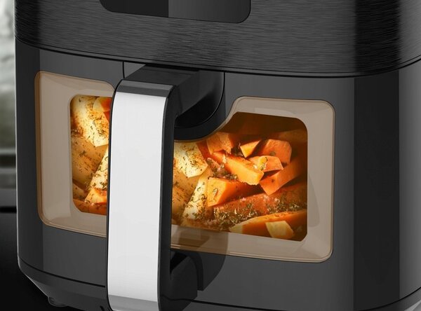 Orava Airy-4 Forrólevegős sütő 1700W 7L Fekete