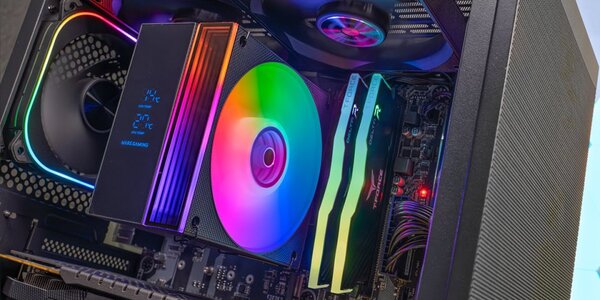Tacens Mars Gaming MCPU-LCD Processzor Hűtő 120mm LCD Kijelzővel Fekete