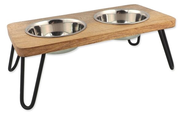 Fa tálka szett állvánnyal kutyáknak Dog Fantasy – Plaček Pet Products
