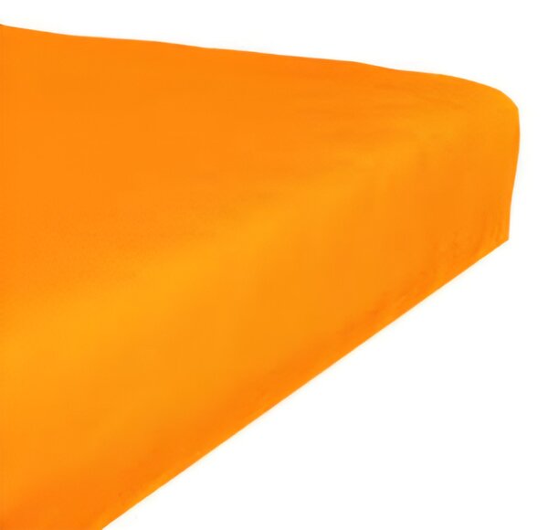 Jersey világos narancssárga lepedő TiaHome - 60x120cm