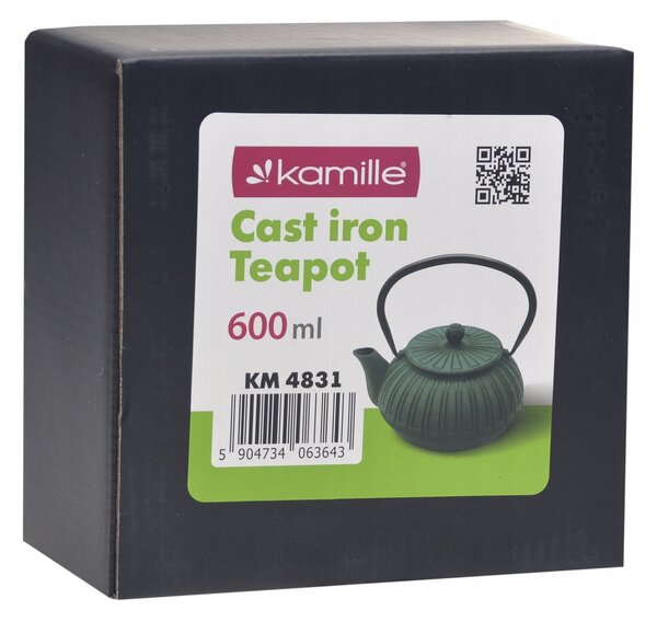 Yermos CZAJNIK ŻELIWNY 4831 zöld 0,6 L öntöttvas vízforraló