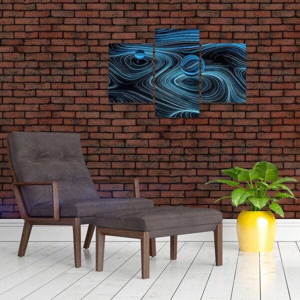 Absztrakt képet (90x60 cm)