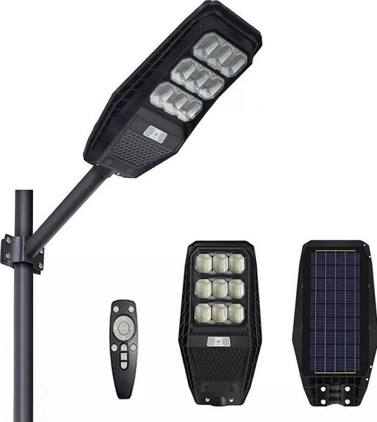 Pioneer 120w Lámparas Solares + Panel 10w + 12000mah + Piloto Y Sensor De Movimiento