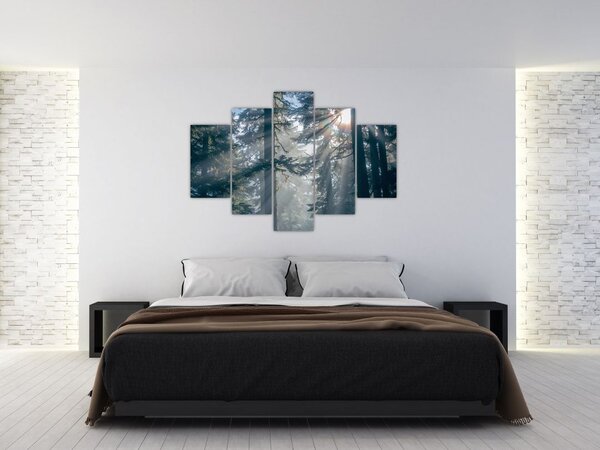Fák képe a ragyogó nappal (150x105 cm)
