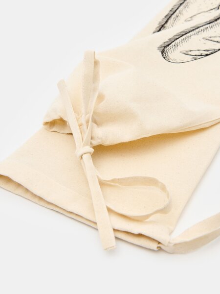 Sinsay - Textil bagett tasakok 2 pack - krémszínű