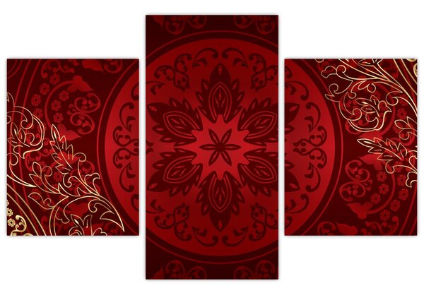 Kép - Arany mandalák (90x60 cm)