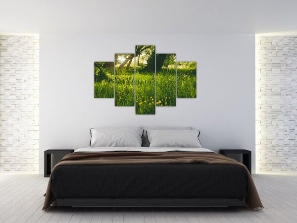 Tájkép - rét (150x105 cm)