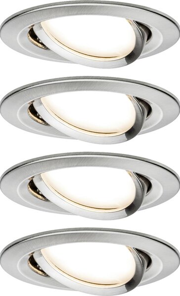 Paulmann Nova Beépíthető lámpa 4 részes készlet LED LED 18 W Vas (matt) (4064161242286)