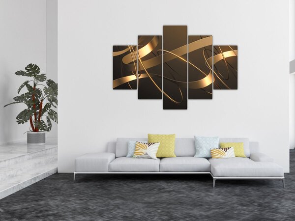 Kép - bronz szalagok (150x105 cm)