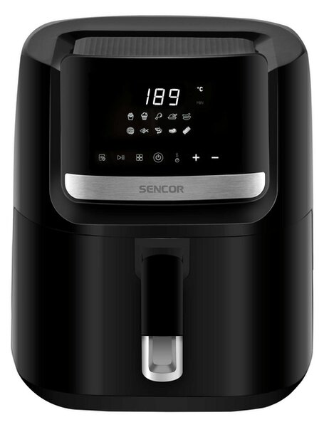 Sencor SFR 6550BK Forrólevegős sütő 6,5L